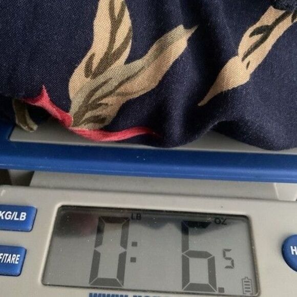 VTG Paqiette Tropical Tie-Front Shoulder Pads Button Up Crop Shirt Women Size 2X - Picture 10 of 10